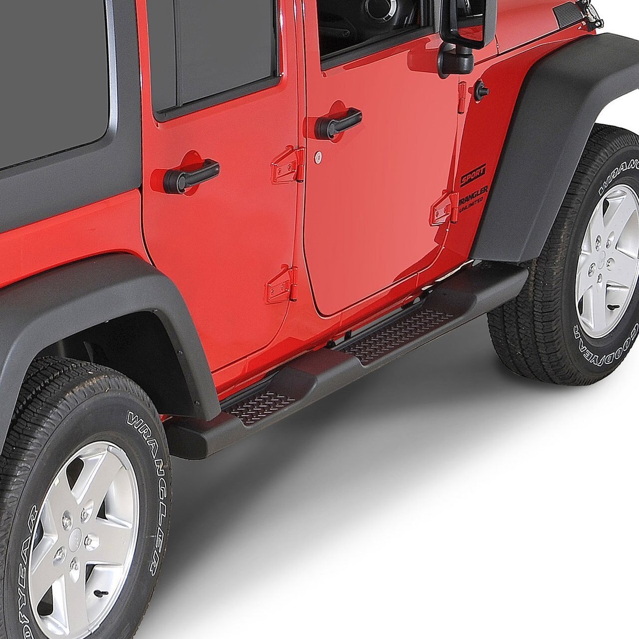 2007-2017 Jeep Wrangler JK 4 Door Side Step Bars