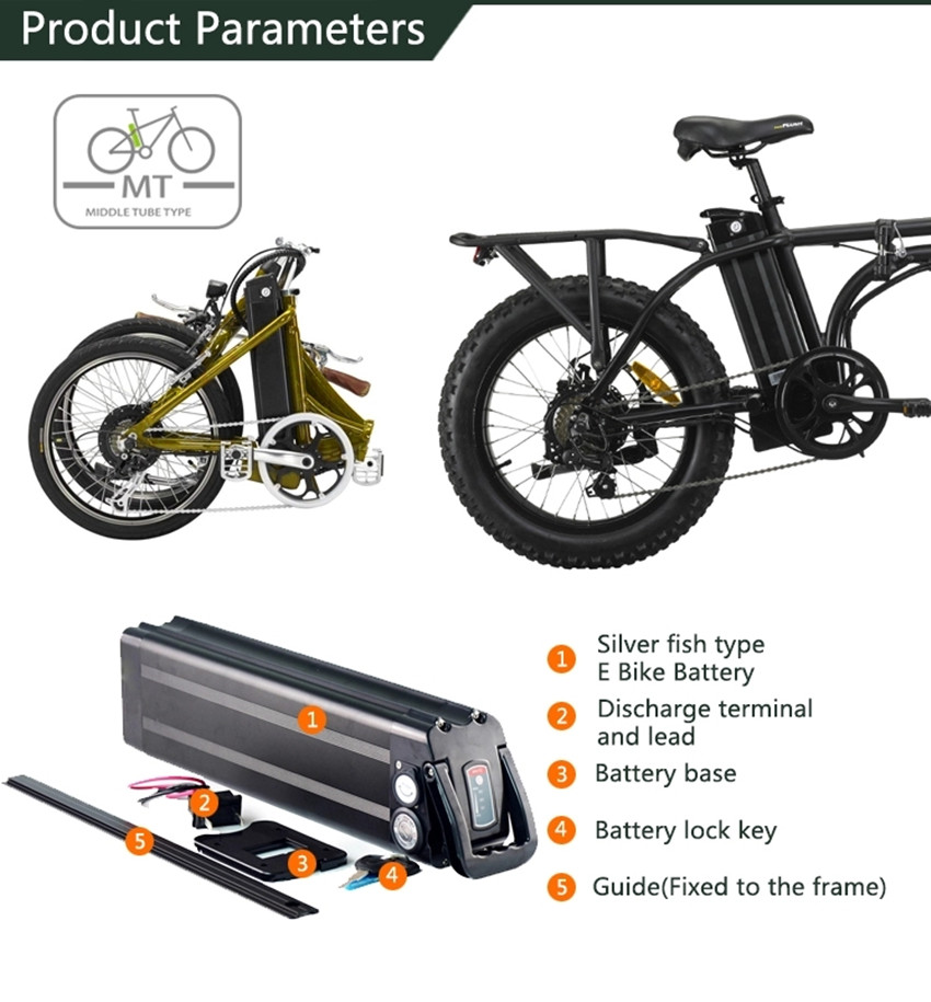 24 Volt 10 Ah Lithium-ion (Li-Ion) Battery Pack & Charger for Currie Electric Bikes