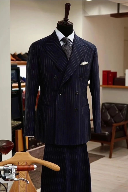 David's Peaked Lapel Business Formal Prom Suit