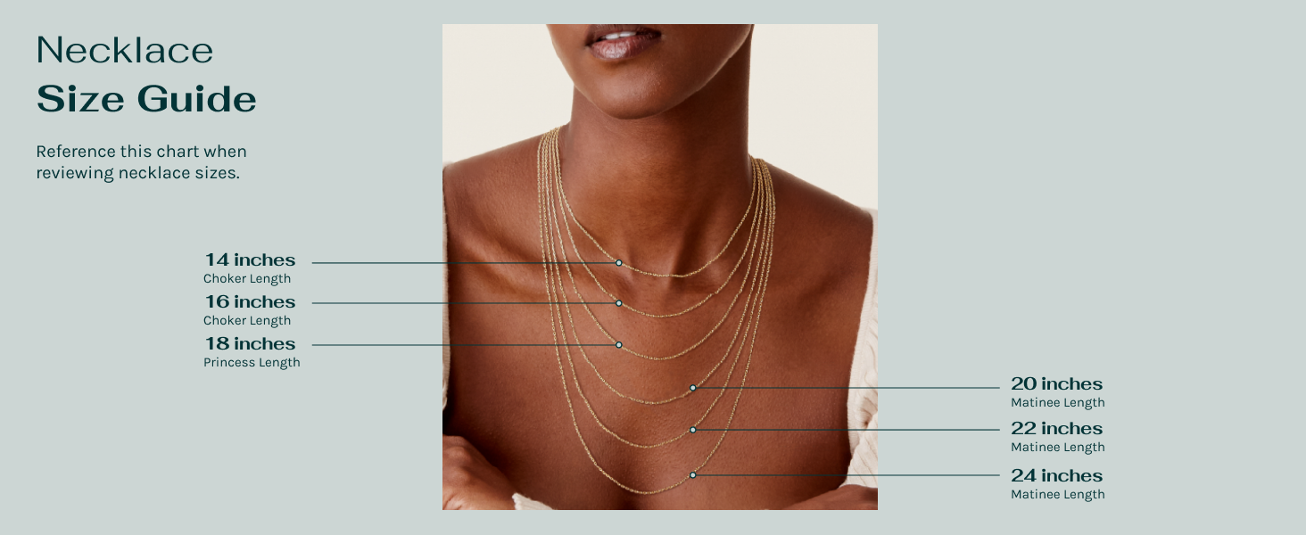 NECKLACE SIZE GUIDE