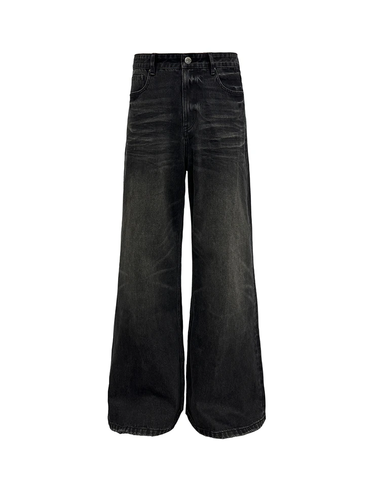 JCAESAR Jeans - 140Z Turkish Denim with Distressed Ice Blue Wash