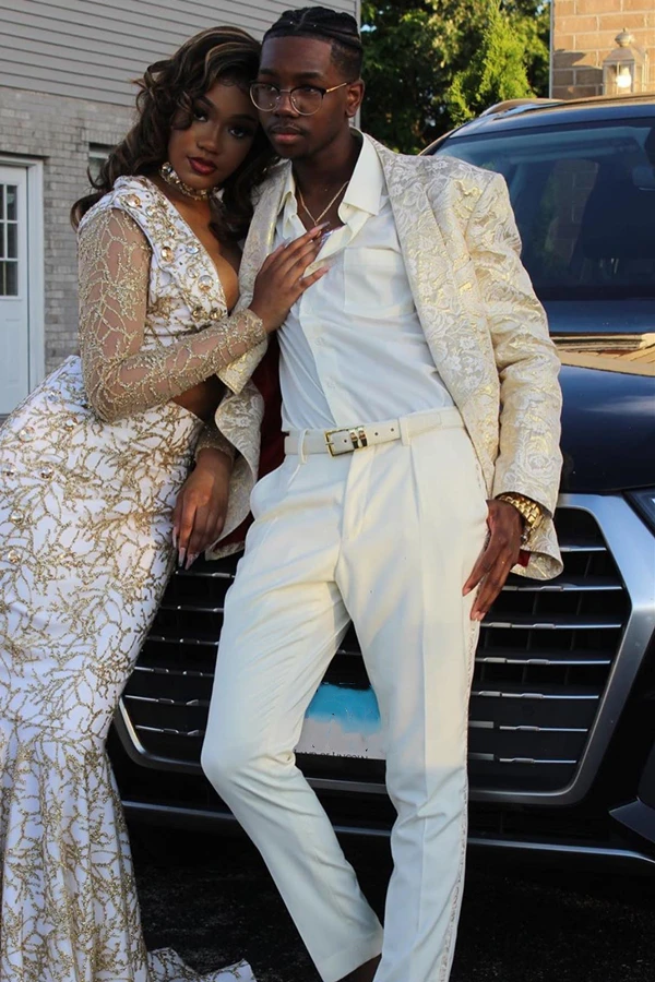 Hot Selling Yellow Party Bespoke Prom Suit for Boys with Shawl Lapel and One Button. main image 1