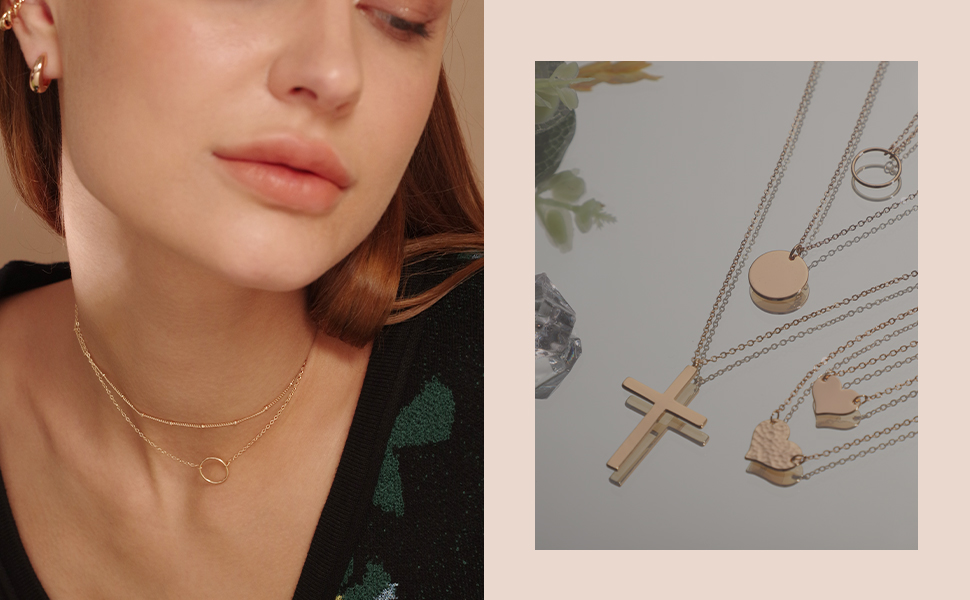 gold necklace 14K 