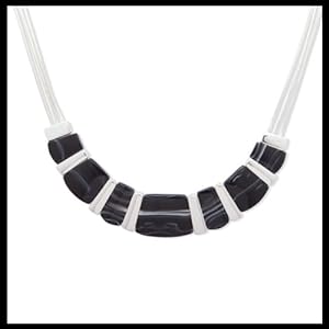 Nine West clean, sleek, modern silver and gold necklaces, earrings and bracelets perfect for gifts.