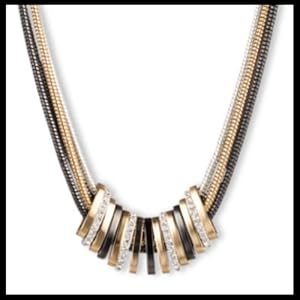 Nine West clean, sleek, modern silver and gold necklaces, earrings and bracelets perfect for gifts.