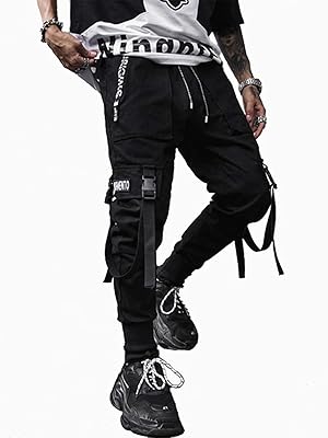 Men's Jogger Pants Techwear Hip Hop Harem Pants Streetwear Tactical Track Pants