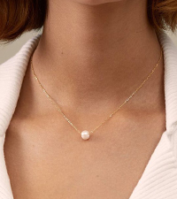 Single Pearl Necklace