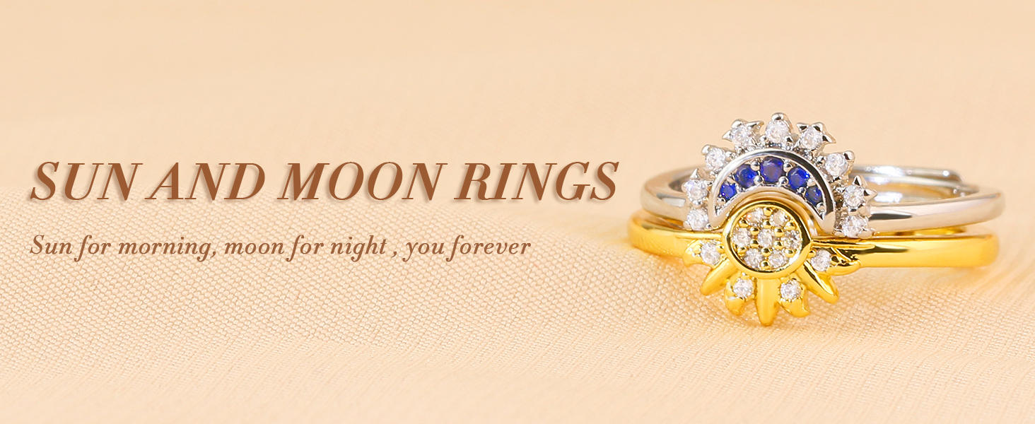 sun and moon ring