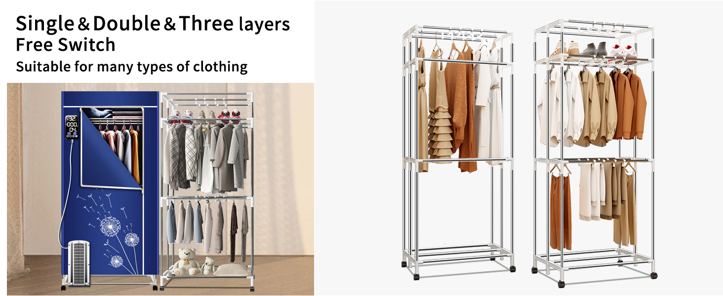 portable clothes dryer foldable home use apartment 