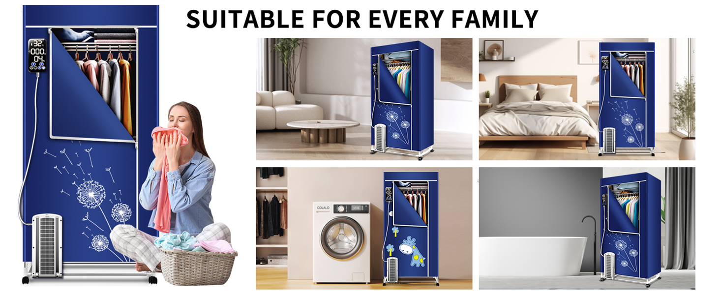 portable clothes dryer foldable home use apartment 