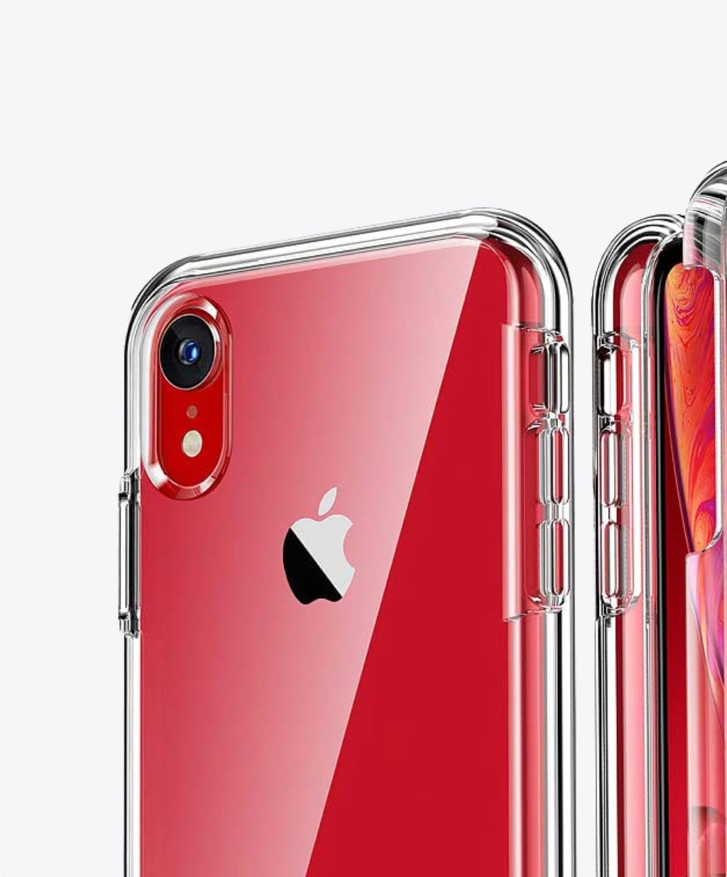 Red phone case for iPhone 12 and iPhone 12 pro