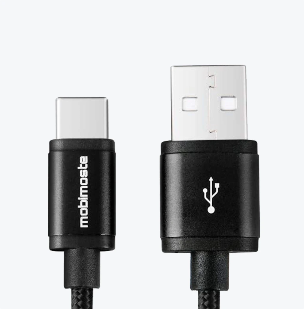 Black USBC mobile phone power charger